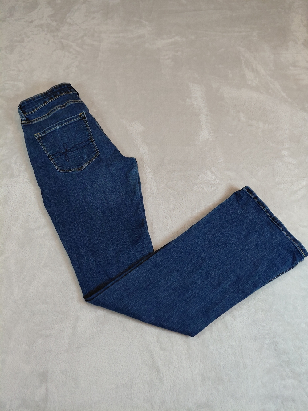 Denizen from Levi's Women's Dark Blue Mid Rise Boot Cut Jeans